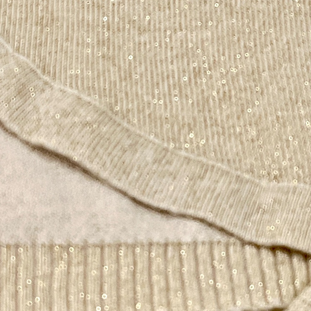 I.N. Girl "Boler/Shrug in Sparkly Gold" NWOT - Picture 2 of 4